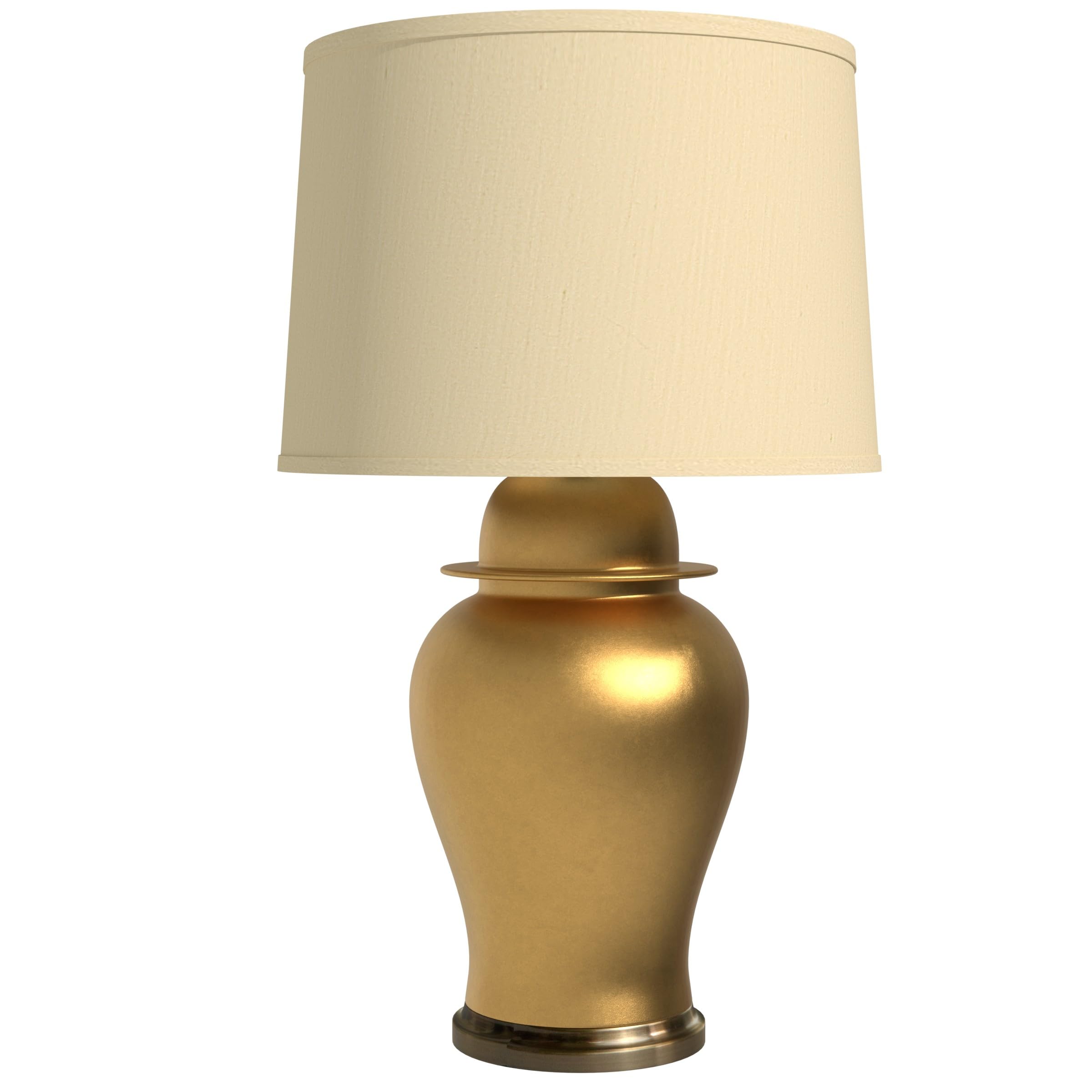 Red Lantern 28.5" Golden Temple Jar Lamp