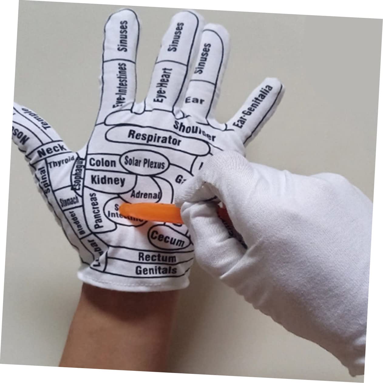 FOMIYES 5paare Massagehandschuhe Elastische Wiederverwendbare Fäustlinge Mit Akupressurmuster Für Hand Und Rückenmassage Massagezubehör Für Zuhause Oder Spa