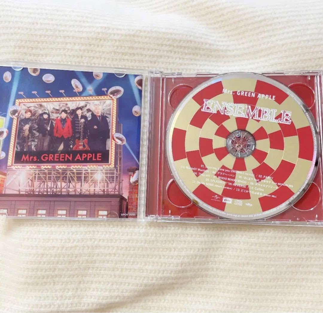 Amazon.co.jp: 「ENSEMBLE」初回限定盤 CD+DVD Mrs.GREEN APPLE