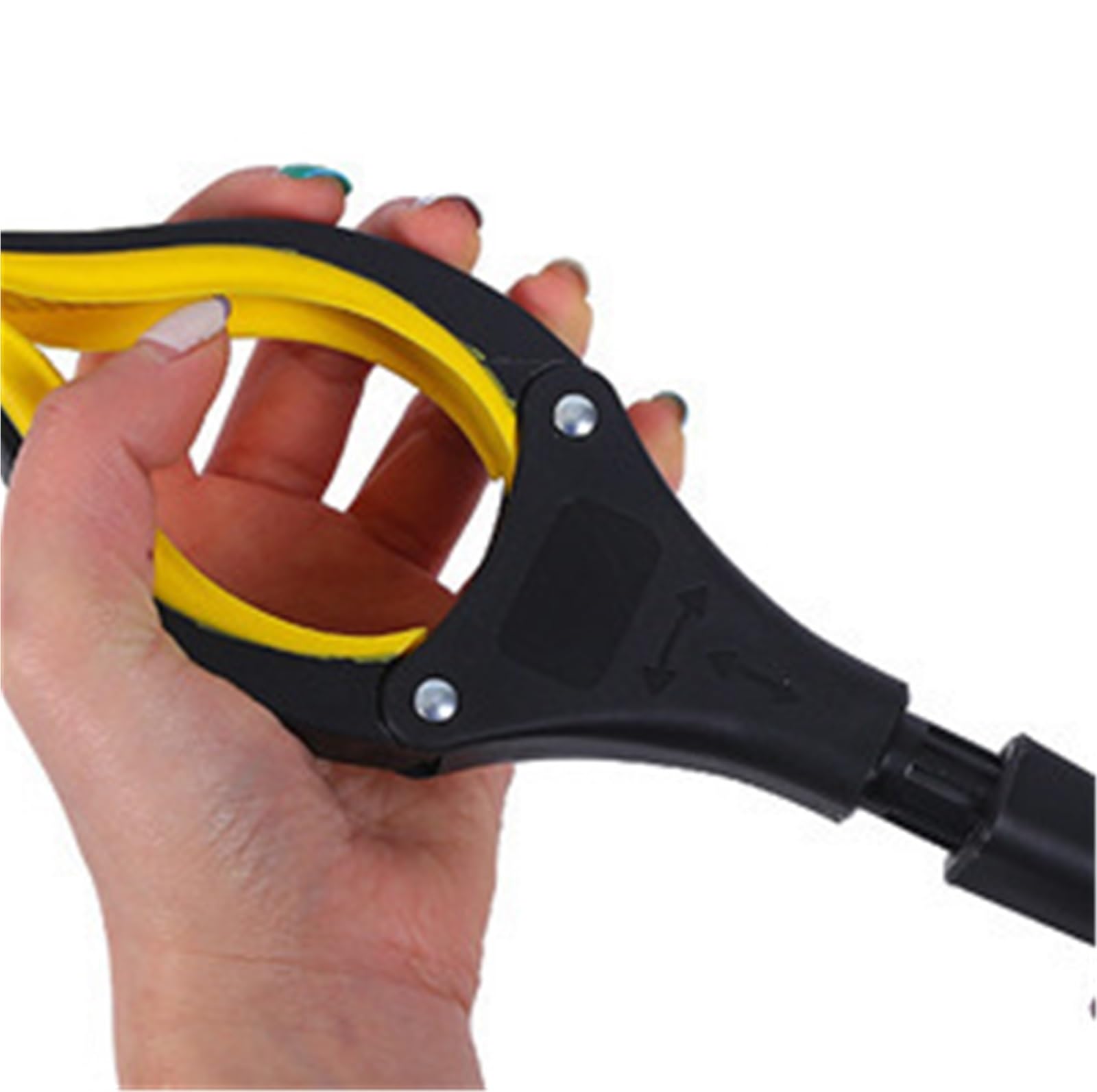 Pinza Raccogli Oggetti Resistente Strumento di Raccolta Pieghevole Reacher Tool con Ganascia Rotante A 360° E Pinze Magnetiche Pinza Antiscivolo(Yellow)