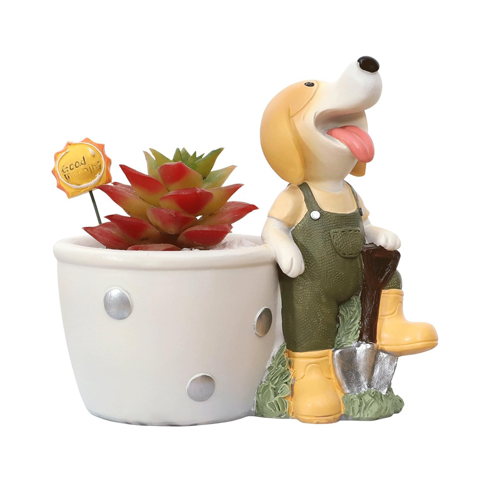 Pots de fleurs en résine Yofab grand format au design unique pour jardin et salon