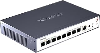 8 × 10 Gigabit-portar Ethernet-switch (webbhantering, fläktkontroll, QoS, IGMP Snooping, perfekt för 2,5 G NAS, server, spel, WiFi 6 AP, 4K-video) metall, stationär / vägg/rack - Amazon Deal & Rabatt
