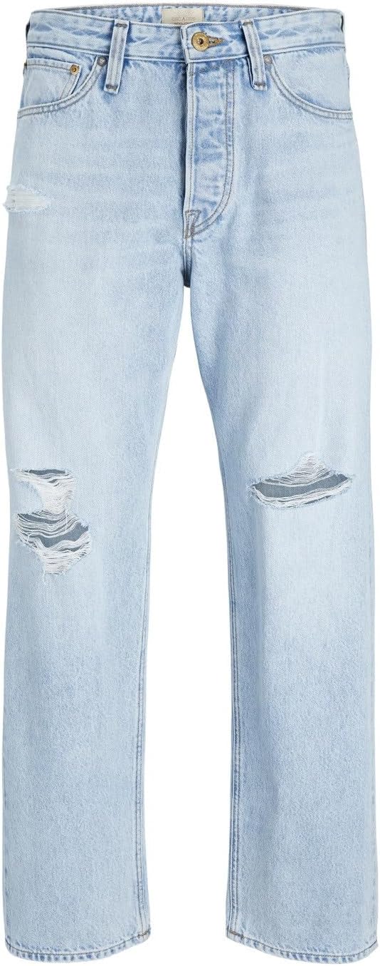 ⚡ BLITZDEAL (-80%) JACK & JONES Herren Jjieddie Jjcooper Am 168 Jeanshose, Blue Denim, 34W / 32L