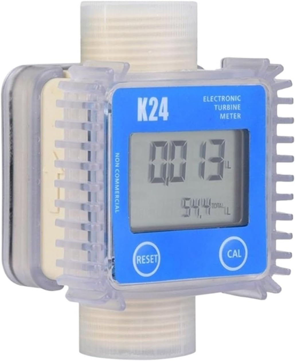 Water Meter,Sprayer Water Meter 1pcs Digital K24 Flowmeter Gauge Liquid Crystal Fuel Flow Meter Measuring Tool