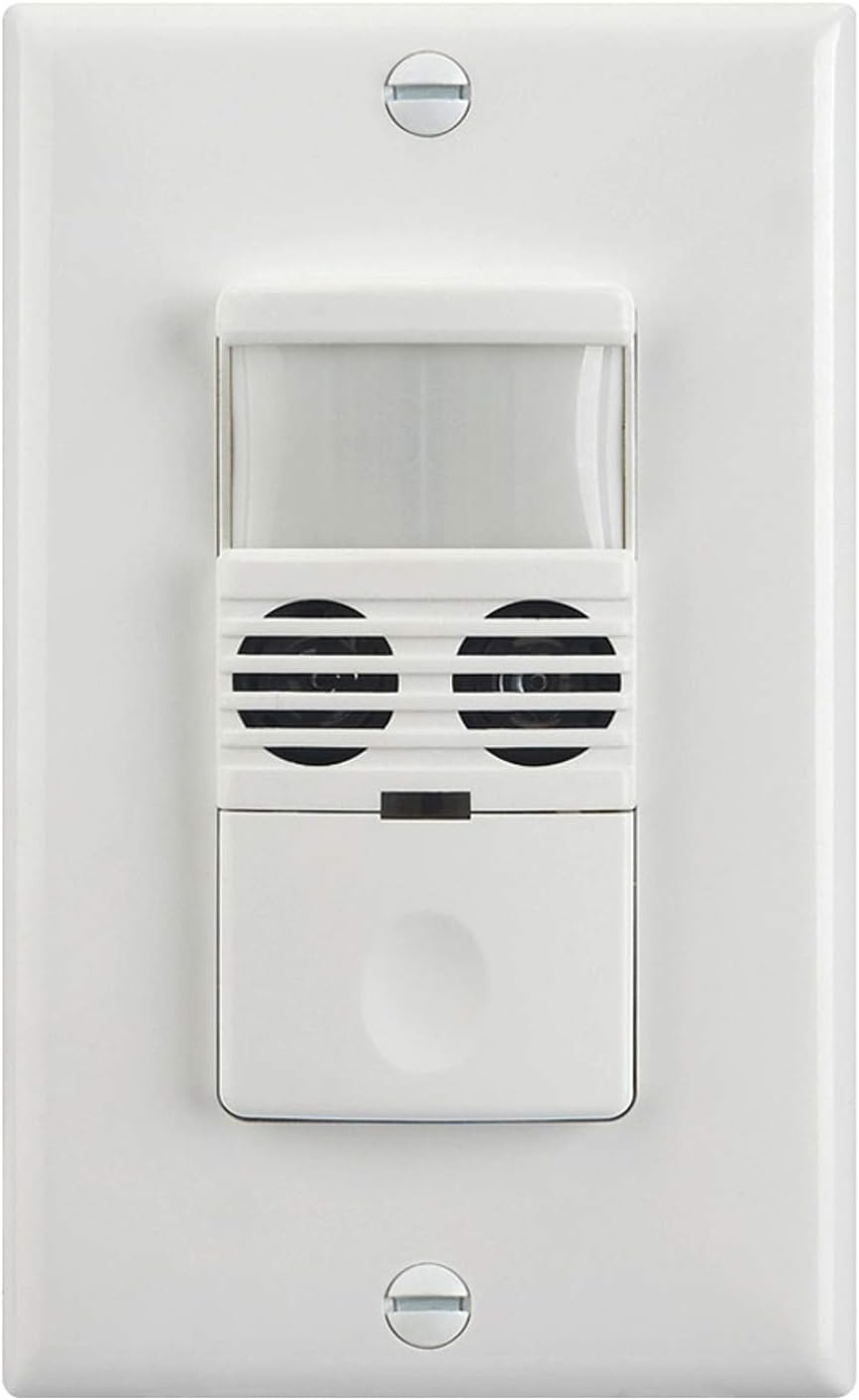 NICOR Lighting Passive Infrared and Ultrasonic Motion Sensor in White (MTOS180WH)