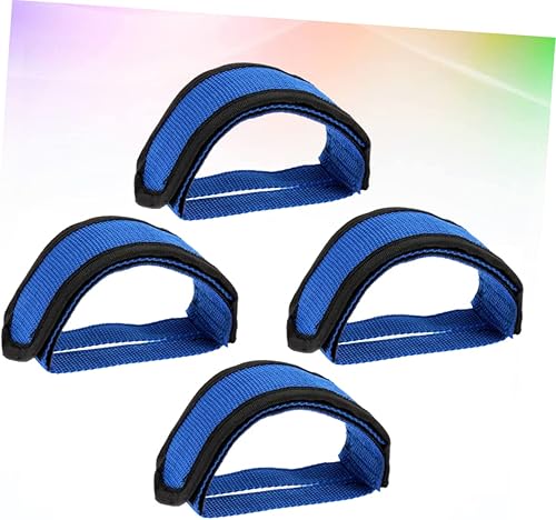Miniatura 4 de HANABASS 4 pares de correas de bicicleta Pedal de bicicleta Ciclo Pedal Clips de dedo del pie Cinta de pegamento Correa de jaula de pedal Correas de