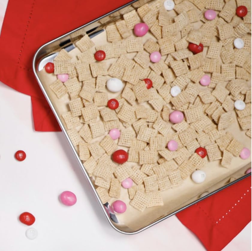 M&MS Peanut Milk Chocolate Valentine's Day Candy Jar, 62 oz