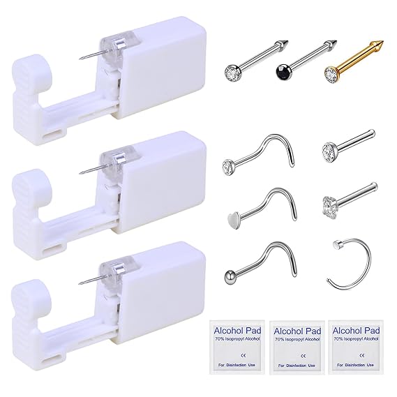 7 PACK Ear Nose Piercing Kit