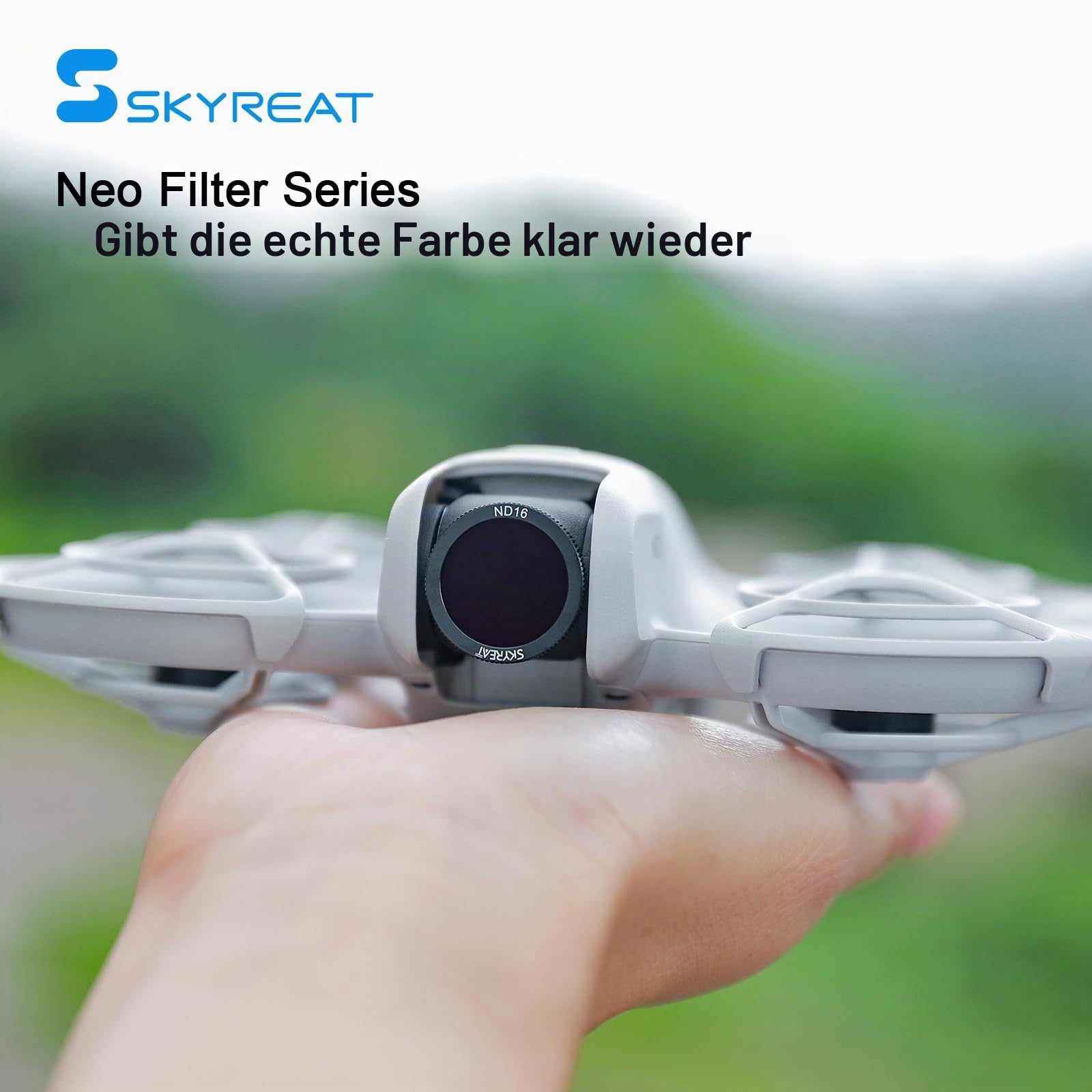 Skyreat Neo ND Magnetfilter-Set, mehrschichtig, ND, kompatibel mit DJI Neo Drohnenzubehör, 5er-Pack (UV, ND8, ND16, ND32, ND64)