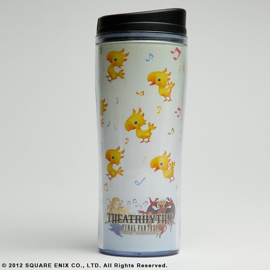 FINAL FANTASY ファイナルファンタジー クラウド タンブラー ボトル Amazon.co.jp: THEATRHYTHM FINAL FANTASY タンブラー チョコボ