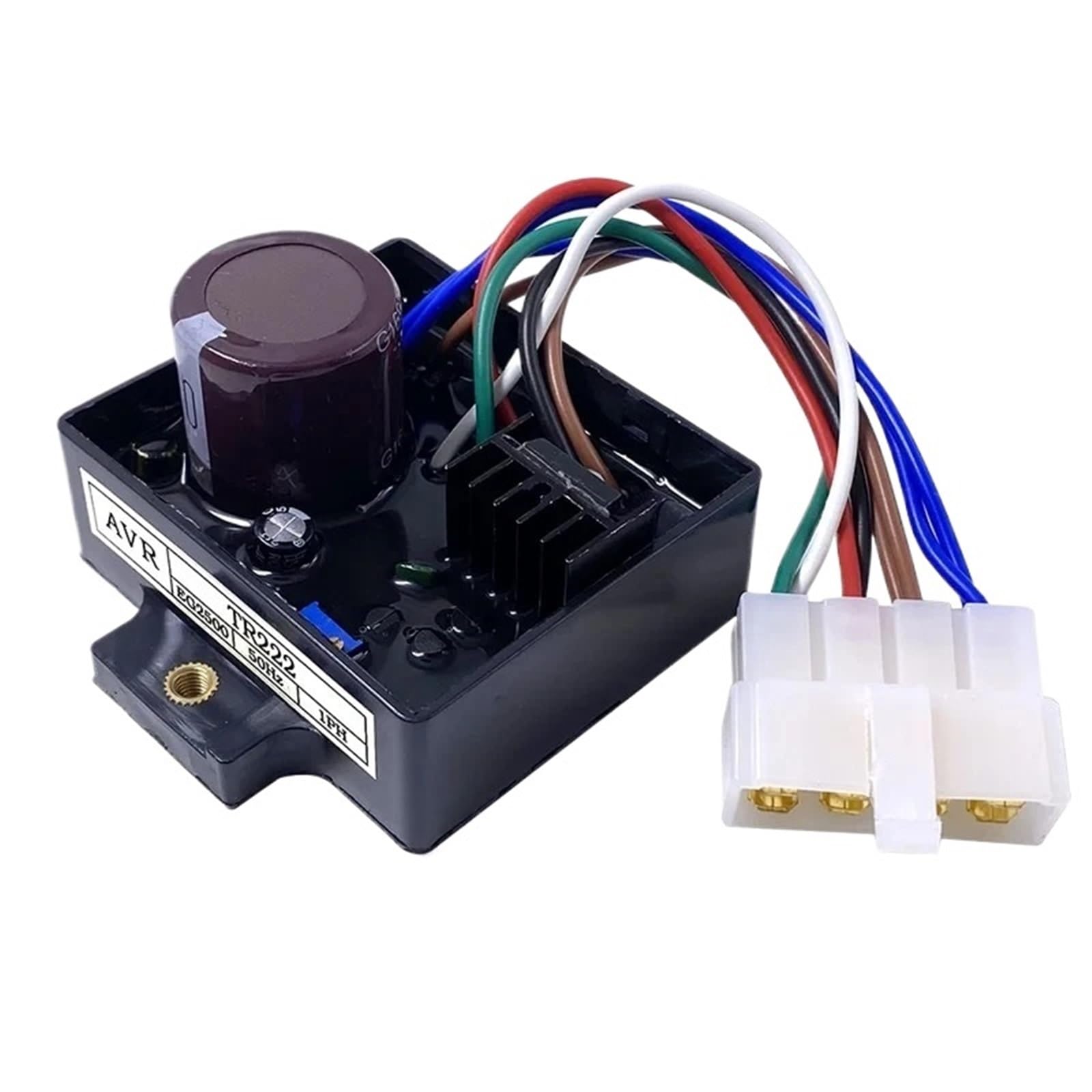 CSKWLLNBC 1pcs TR222 EG2500 AVR Gasoline Generator Automatic Voltage Regulator Single Phase 50HZ For Electric Stabilizer 8 Wire