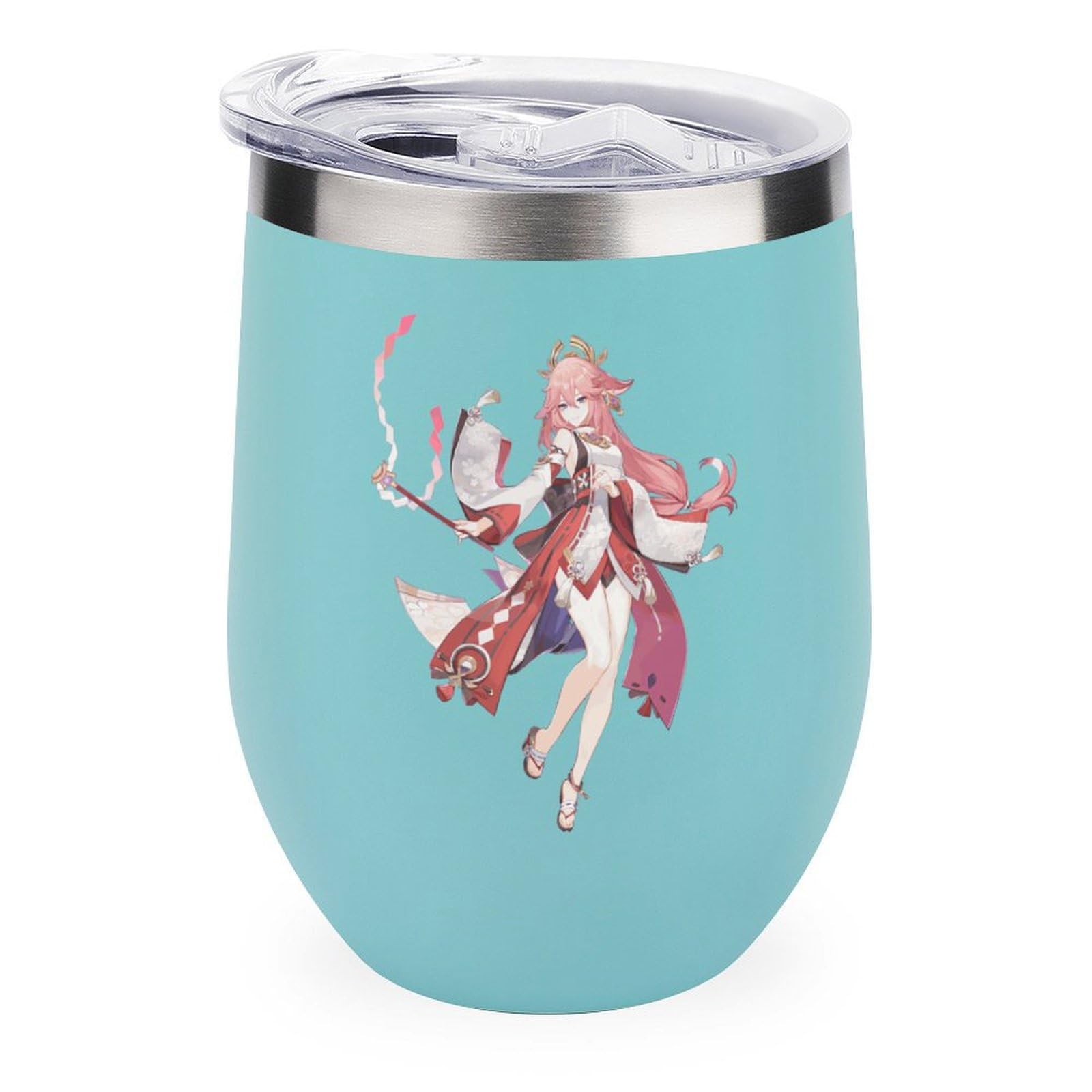 Amazon｜魔法瓶 原神 げんしん 八重神子 水筒 ワインタンブラー 卵殻