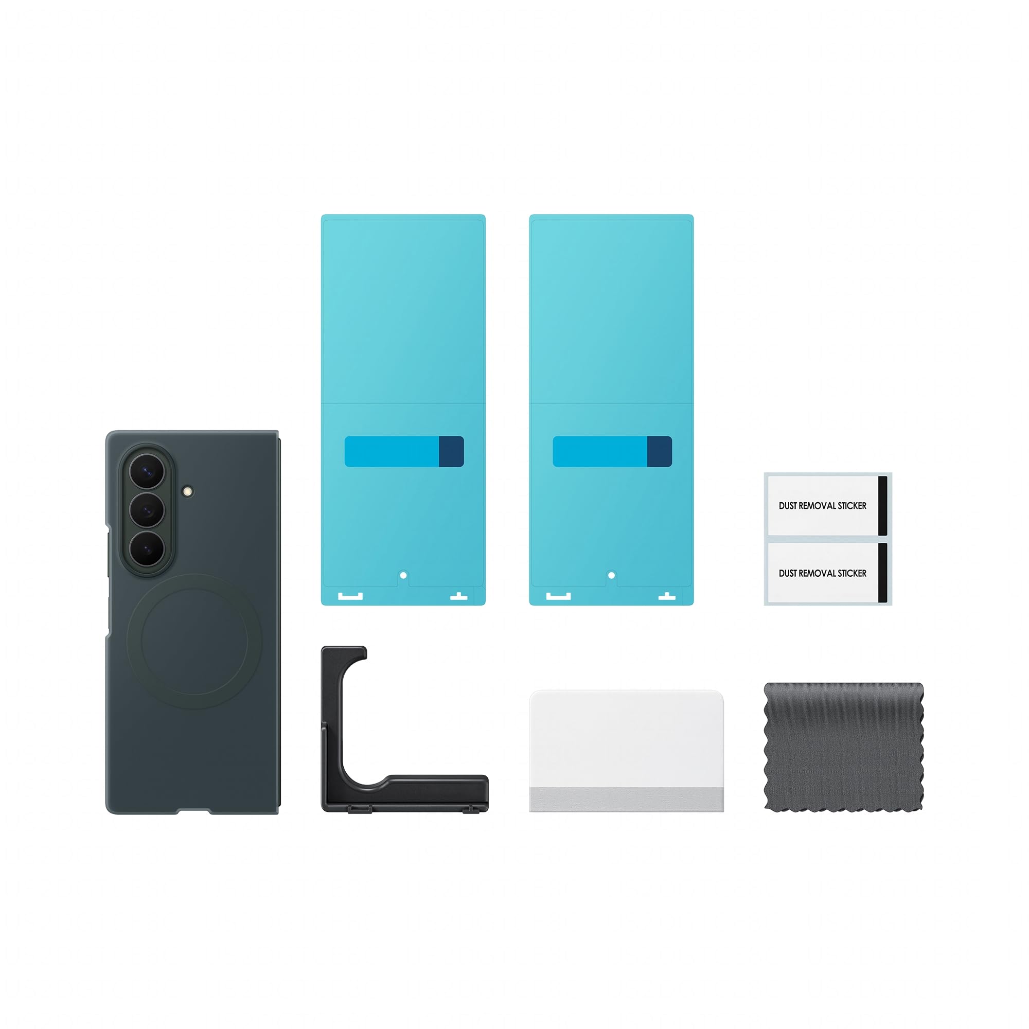 Samsung Silicone Magnet Case per Galaxy Z Fold8 Ultra, Techno Green | Cover Magnetica Colorata, 2 Pellicole Schermo Anteriore Incluse, Silicone Morbido, Con Tecnologia Magnetic Power Profile