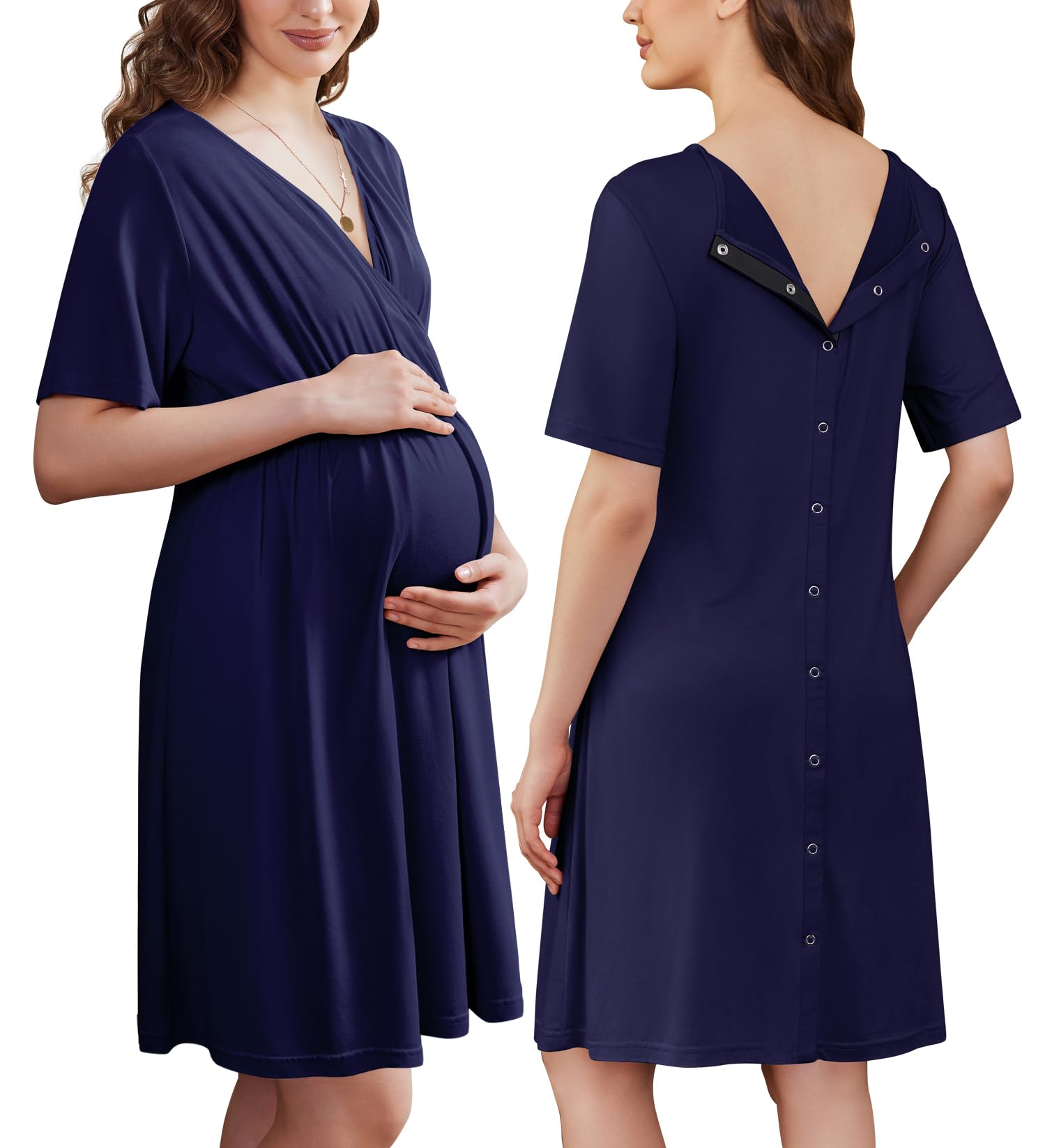 Ekouaer Delivery Gown