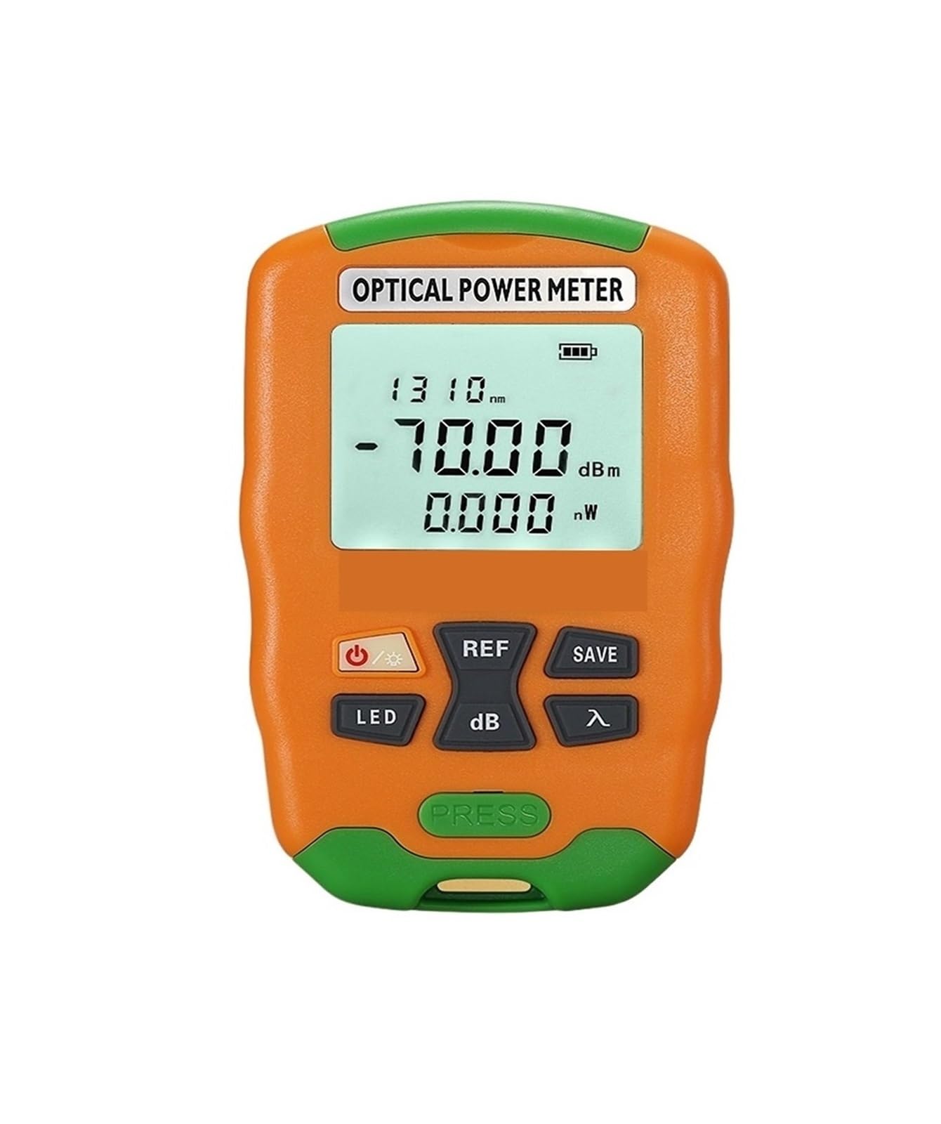 Fiber Optic Cable Tester, Mini Optical Power Meter AUA-D7/D5 OPM Fiber Cable Tester, 70dBm~+10dBm SC/FC/ST Universal Interface Connector(AUA-D5)