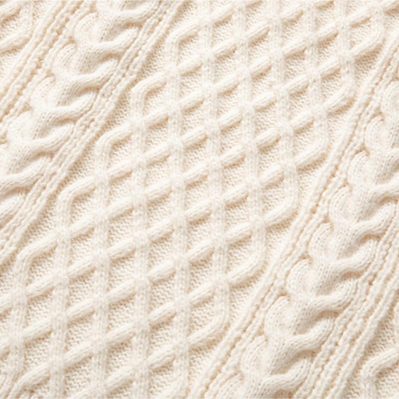 Men's Winter Twist Loose Sweater Long Sleeved Knitted Sweater Round Neck Casual Sweater Gray