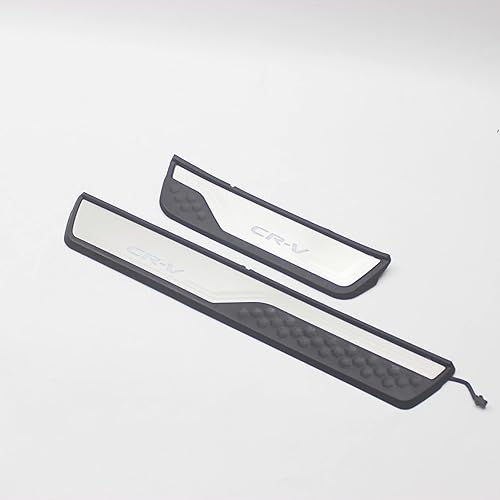 Miniatura 7 de Vestiduras de placa de metal protectora para umbral de puerta, estilo de moda para Honda CR-V CRV