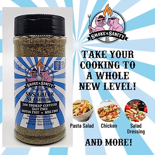 Smoke N Sanity Sns Greek Seasoning - Monash Certified Low Fodmap - Salt Free thumb #1
