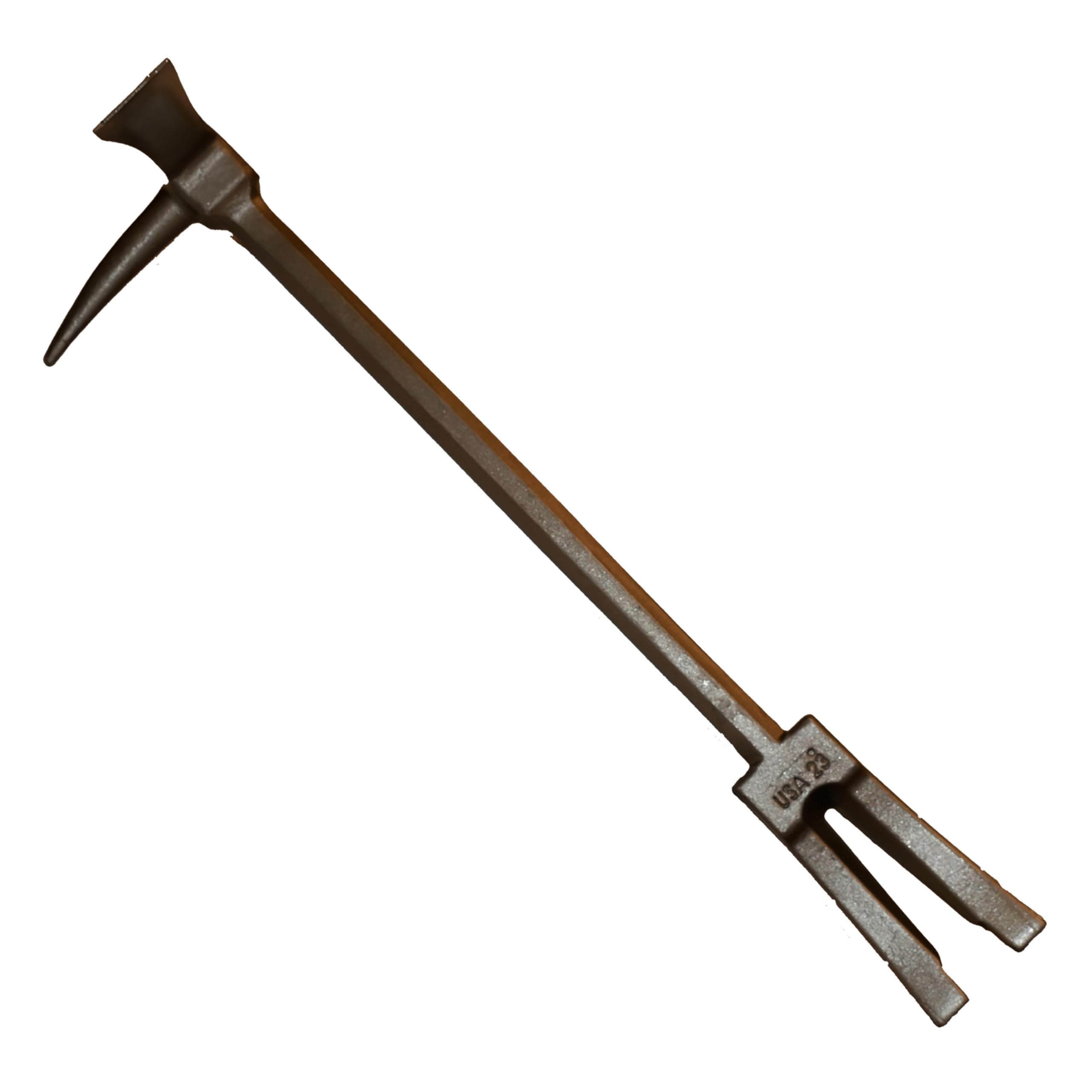 COUNCIL TOOL Halligan Bar - 24 in Forced Entry Tool with One Piece Steel Design & Key-in-Knob Fork Gap - HAL1P24