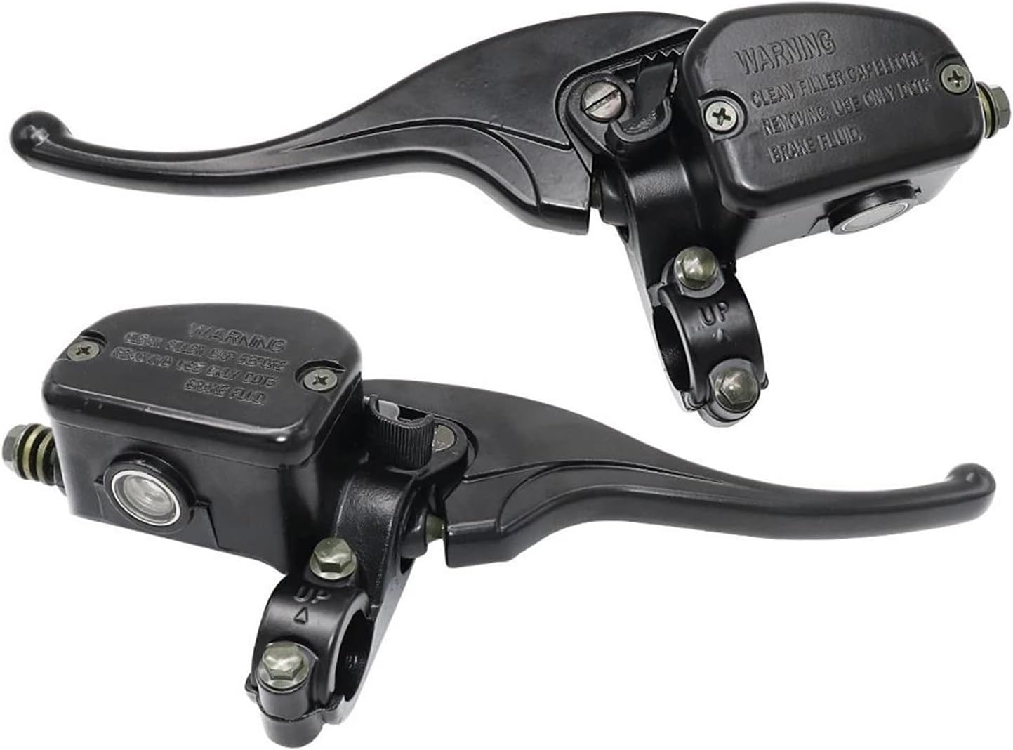 14mm 16mm Handlebar Motorcycle Hydraulic Brake Clutch Lever Master Cylinder Left&Right Universal Motorbike Accesories(Left Right 16mm)