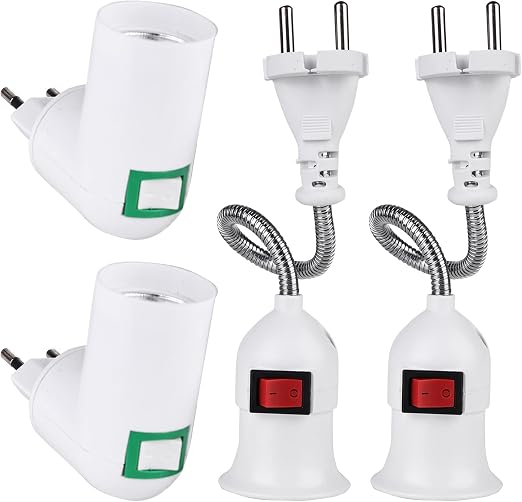Lampenfassung Mit Schalter Und Stecker