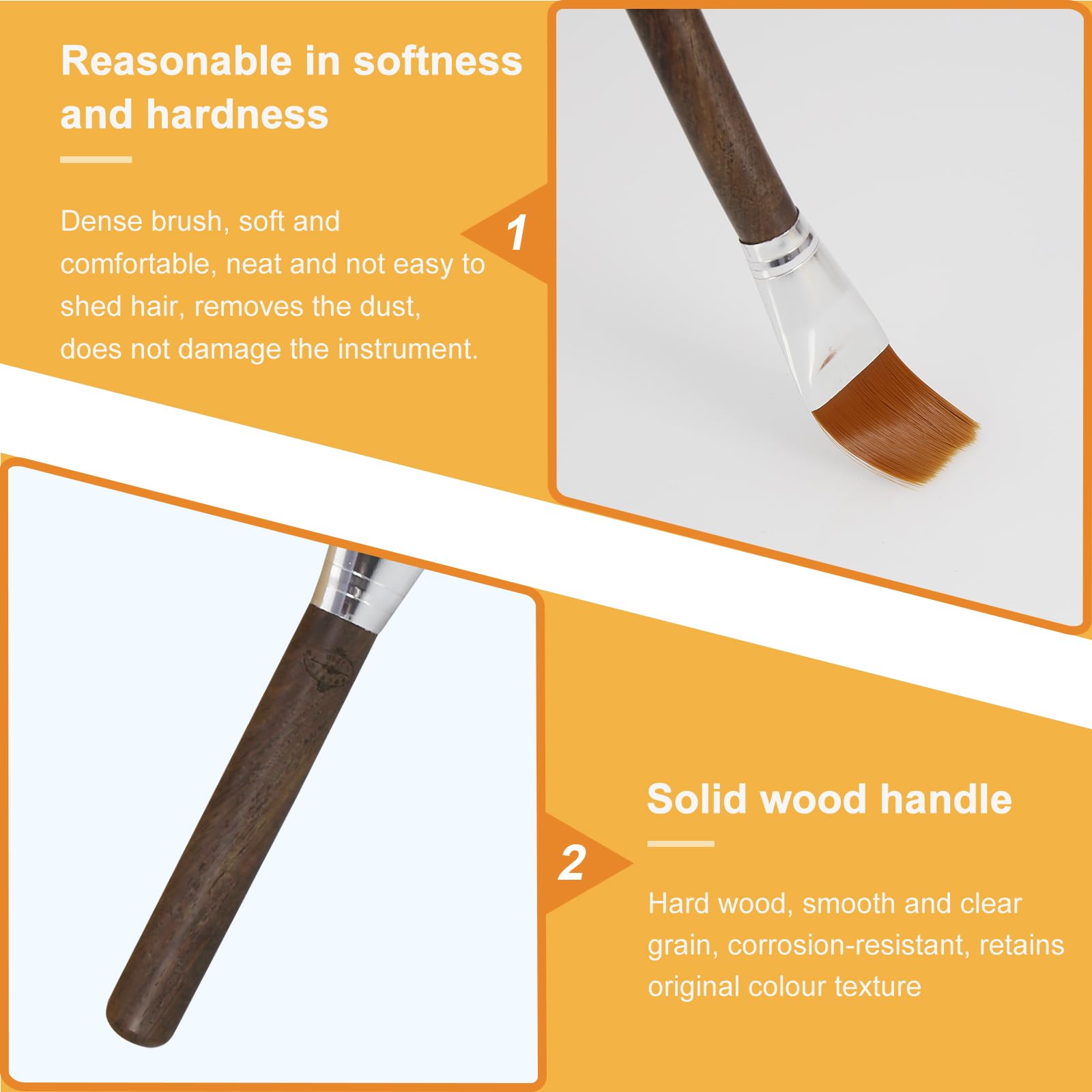 Guitar Cleaning Brush Guitar String Cleaning Brush Keyboard Brush Musical Instrument Cleaning Tools, Violin, Piano, Ukulele - Image 3