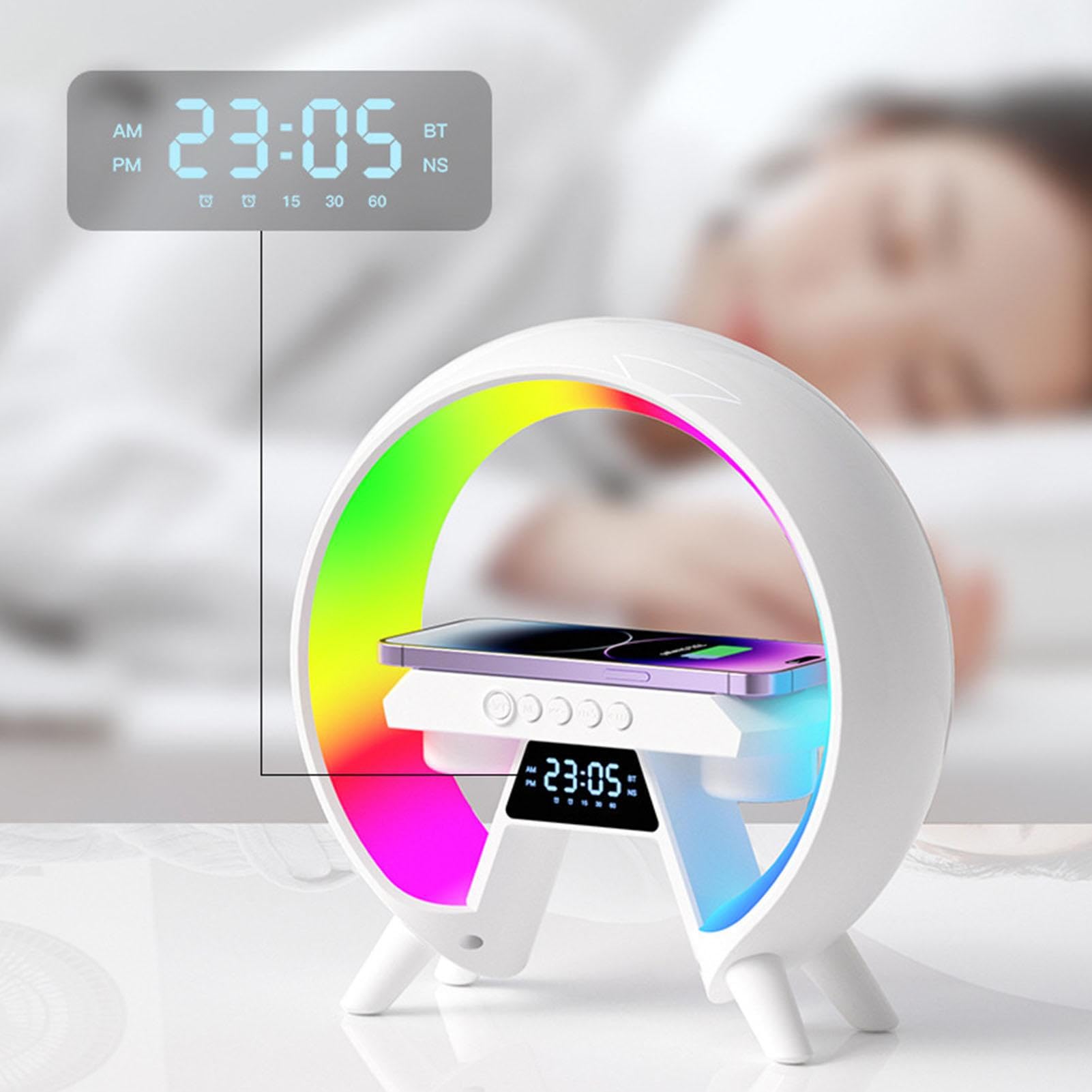 MiliPow Kabelloses Ladegerät Mit Lautsprecher & Nachtlicht – 15W, Magnetisch, RGB-Licht