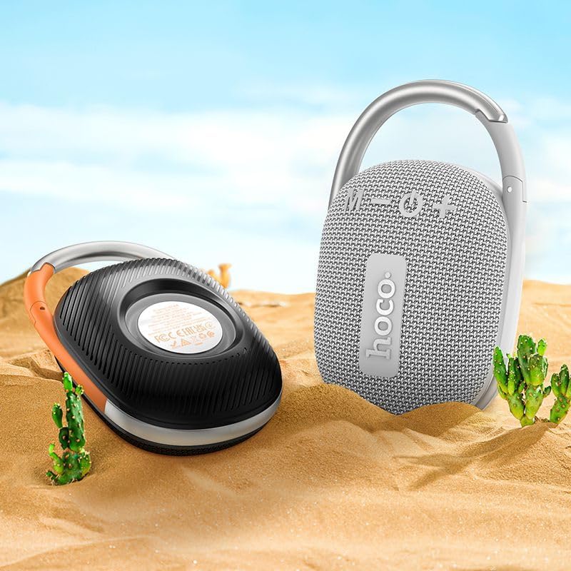 Hoco HC17 Mini Portable Speaker in a desert environment