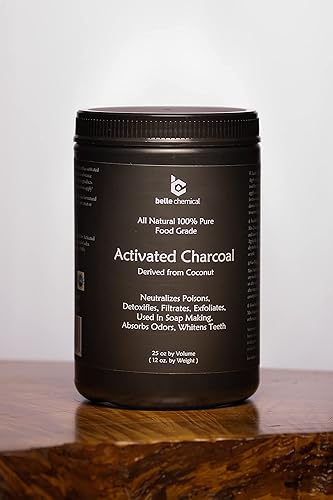 Miniatura 5 de Tarro grande de carbón activado de coco en tarro de menos desorden – a granel – grado alimenticio, Kosher, NSF – blanqueamiento de dientes,