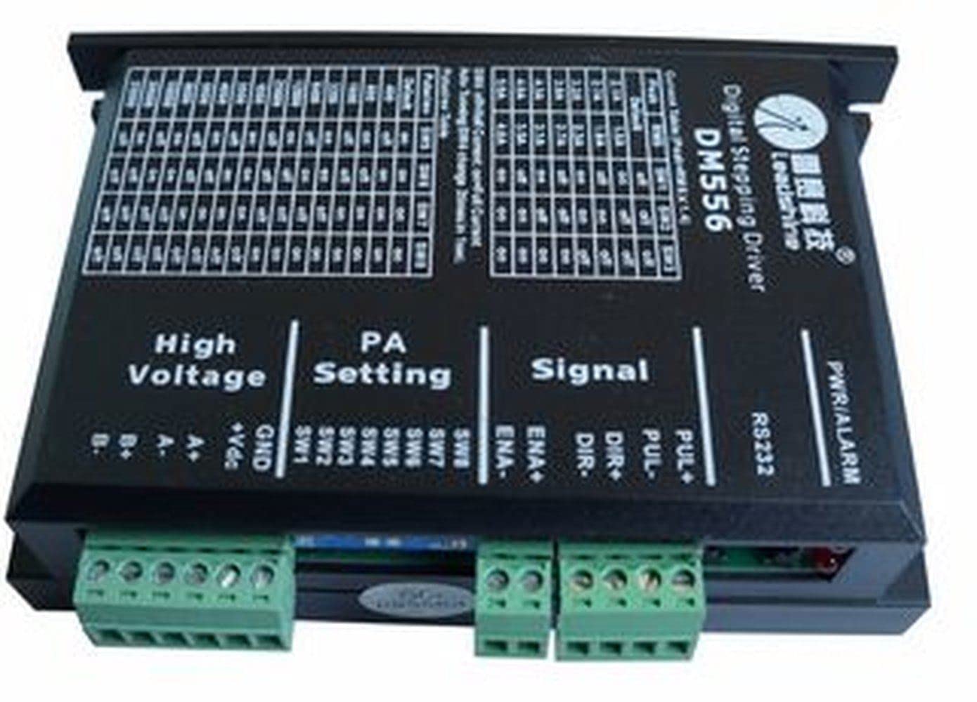 Microstep Leadshine DM556 Digital Stepper Motor Driver 2-Phase Max 50 VDC / 5.6A RS232 for NEMA 17 23 34 Stepper Motor