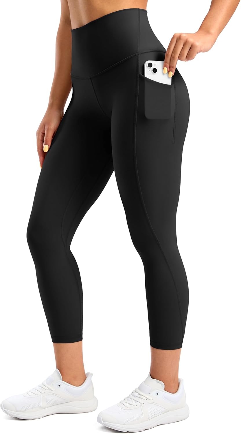 Soothfeel Women's High Waisted Yoga Workout Leggings 25" 28"