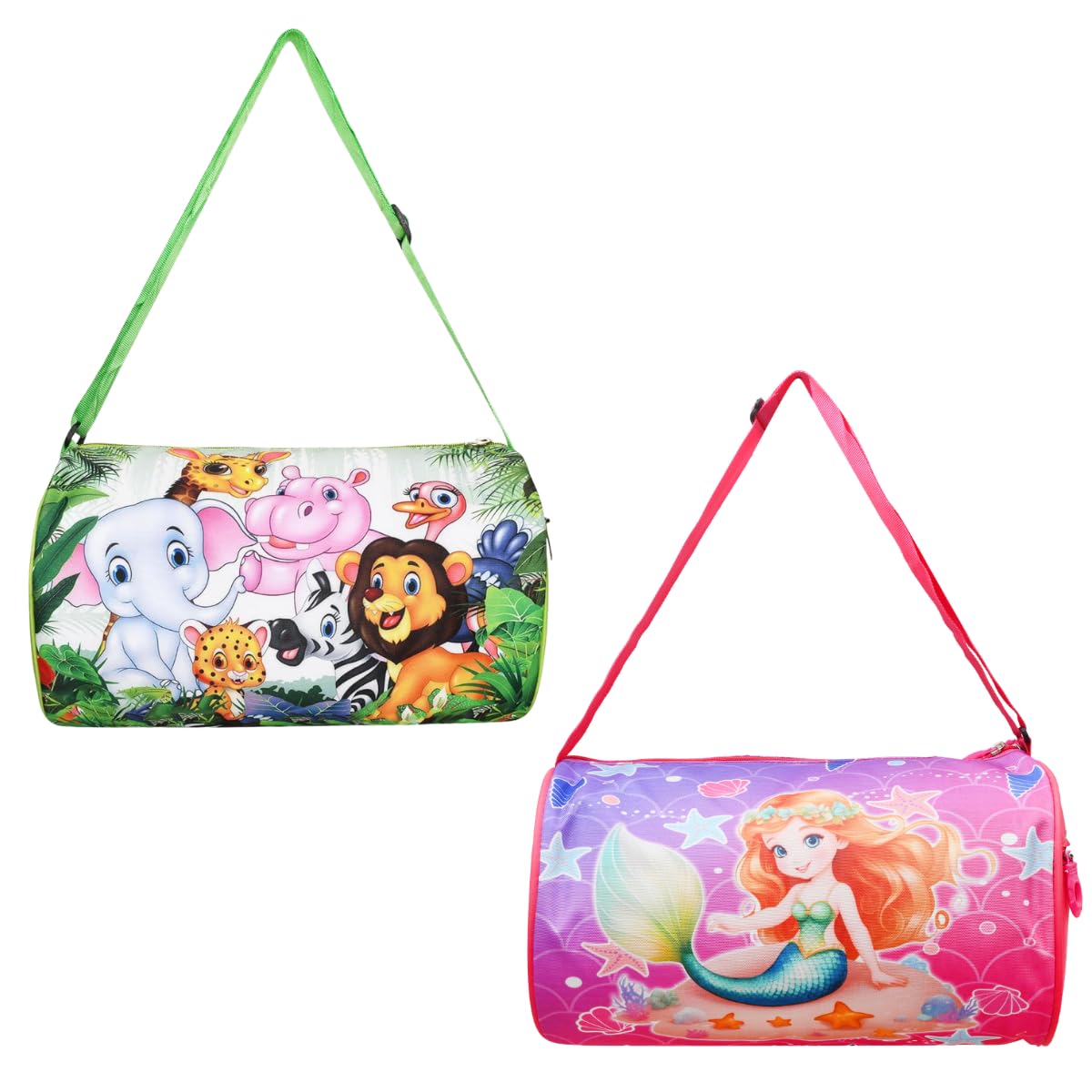 stylbase Multicolor Polyester Kids Duffle Travel Bag for Travelling Gym, Dance, Swimming, Picnic, Sports, Traveling Bag for Boys & Girls Duffle Bag Pack of 2-picture-21