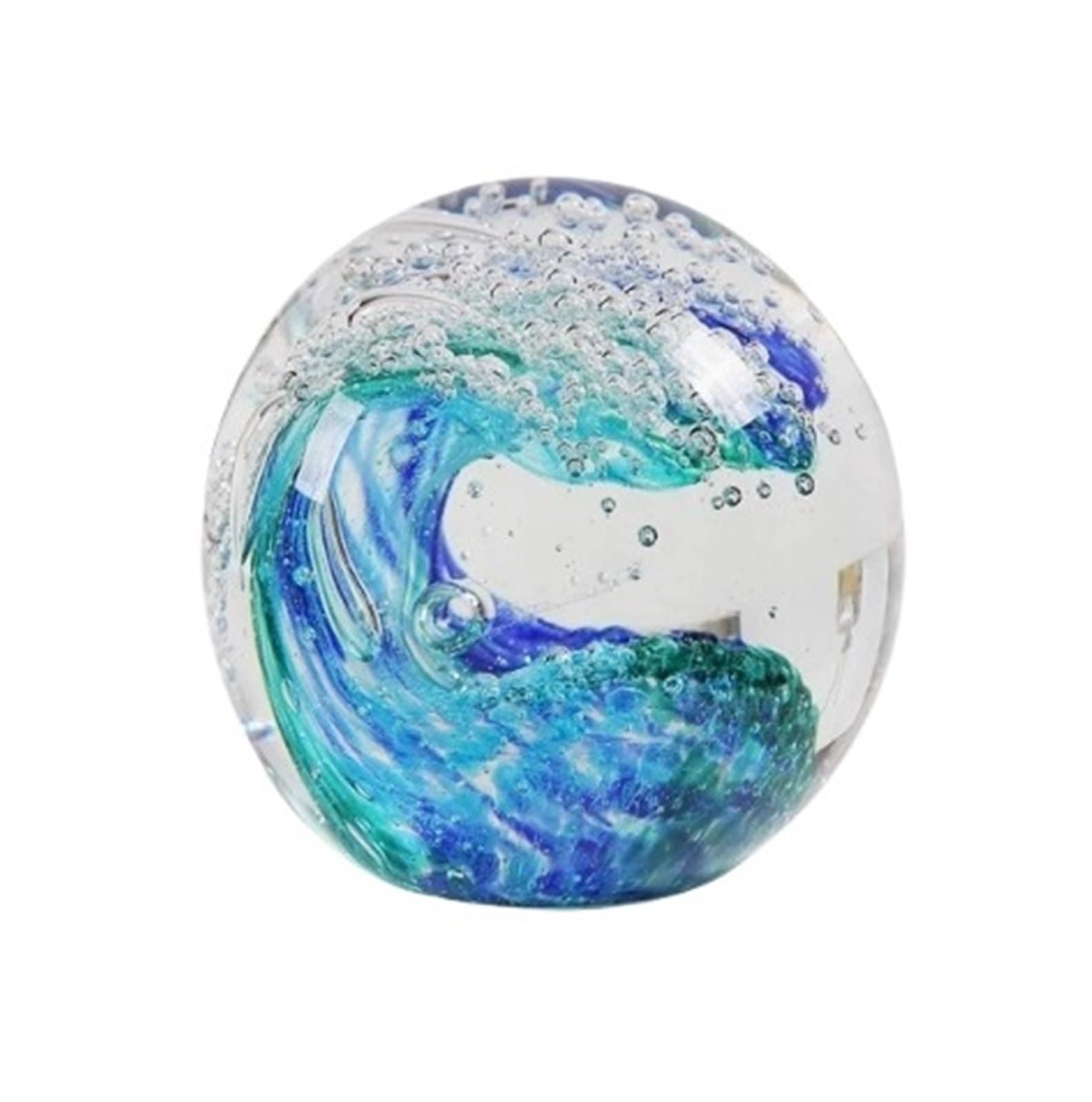 Crystal Ball Ornament Feng Shui Natural Crystal Ball Wave Crafts Ornaments Decoration