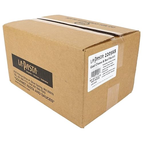 Miniatura 2 de Ravioles de queso de cabra y albahaca La Pasta (caja de 8)