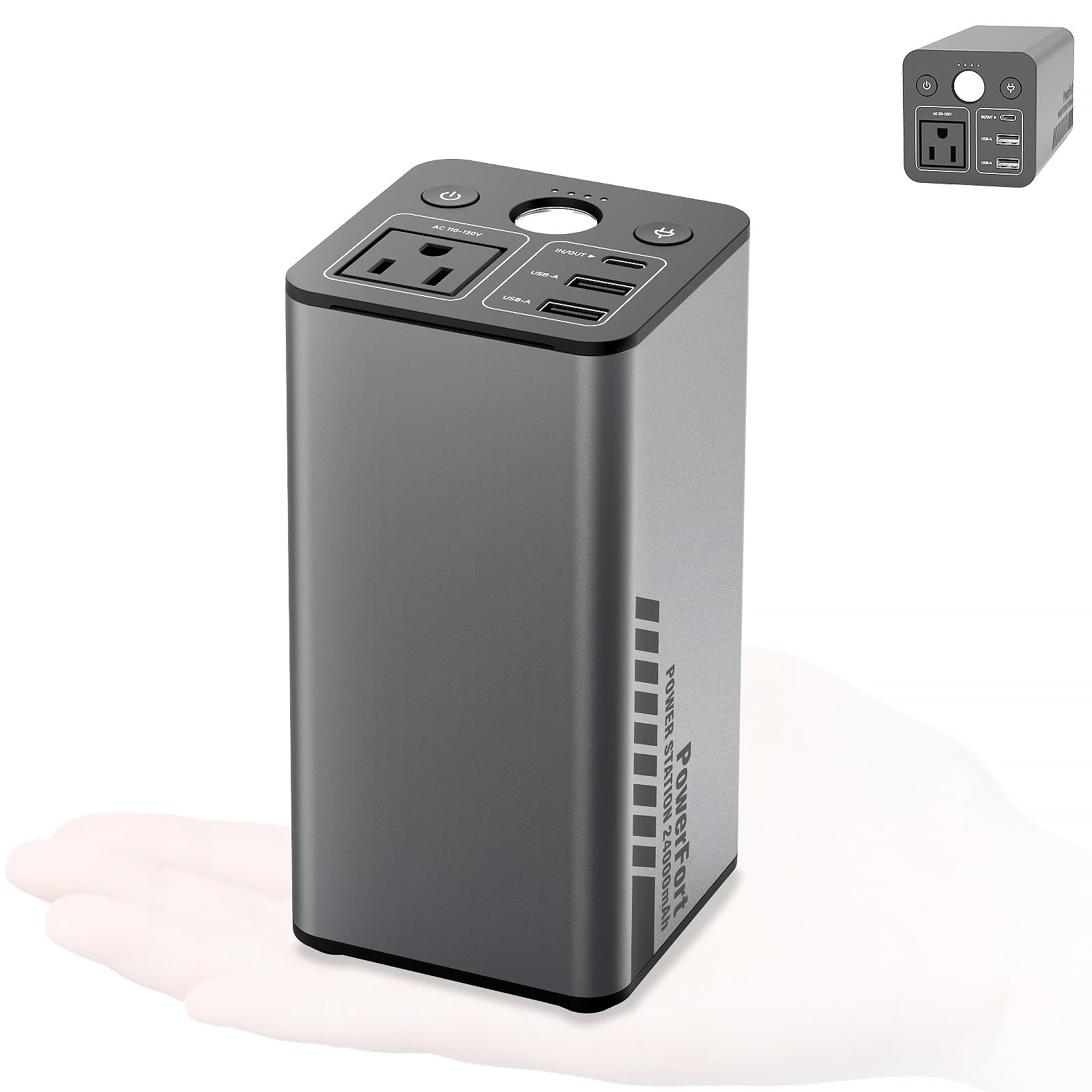 Amazon.com : PowerFort Portable Power Bank with 100W AC Outlet