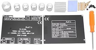 Power Amplifier Board, DC12-24V Audio Power Amplifier Module 100W Subwoofer Output for Computer