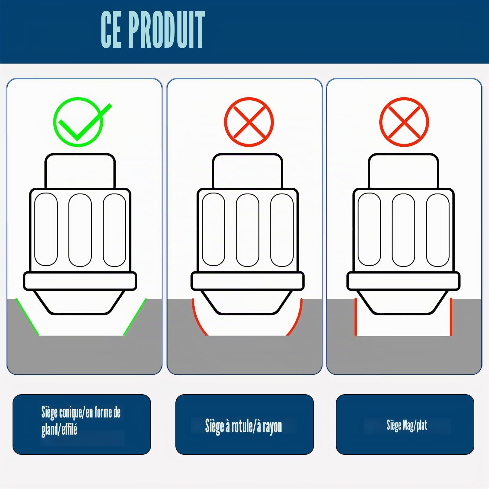 GAsupply 4+1 Écrous de roue M14 x 1,5 avec clé de verrouillage, compatibles avec Chrysler 300C, Ford S Max, Galaxy et plus (Chrome)