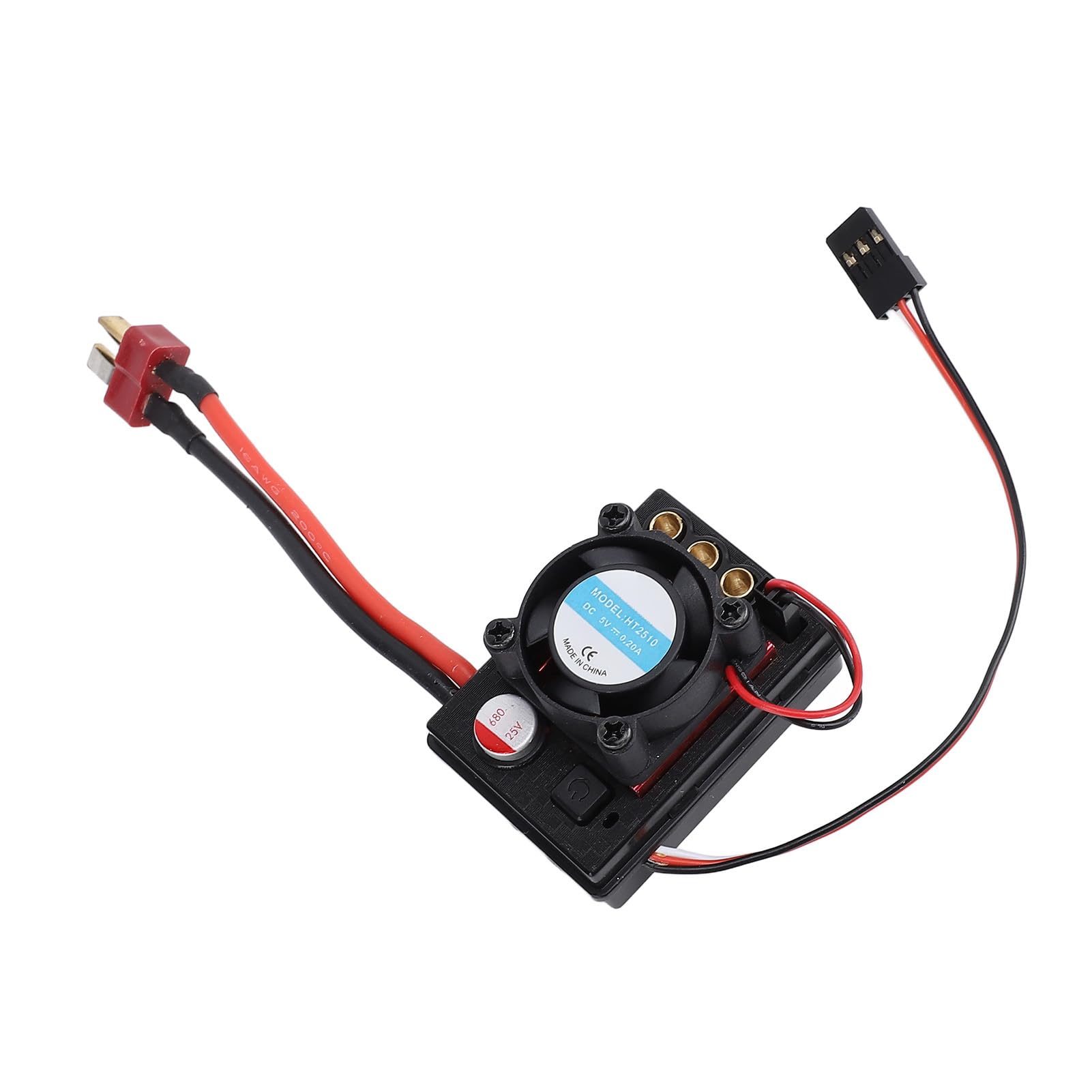 RC Coche sin Escobillas ESC Componentes Electrónicos Control Remoto Coche sin Escobillas ESC con Ventilador 35A para 144010 124017 124016 124007 184016 124008 C8803
