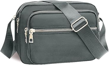 Crossbody Bag for Women, Multi Pocket Crossbody Bag, Ladies Lightweight Handbag Bag, Waterproof Shoulder Bag for Women, Large Capacity Handbag for Shopping Travel Work Daily