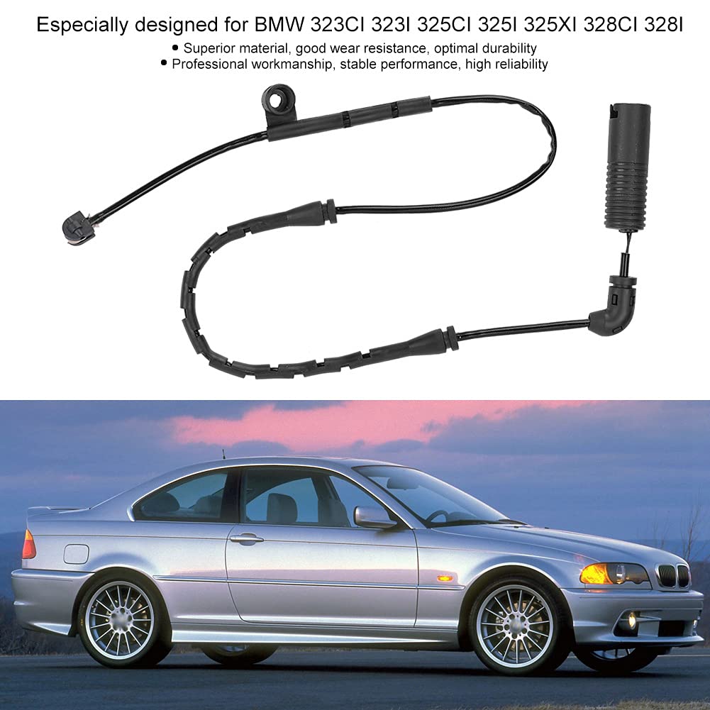 Brake Pad Wear Sensor, Front Brake Pad Wear Sensor 34351164371 for 323Ci, 323I, 325Ci, 325I, 325Xi, 328Ci, 328I, Front Brake Pad Wear Sensor Replacement for Brake System