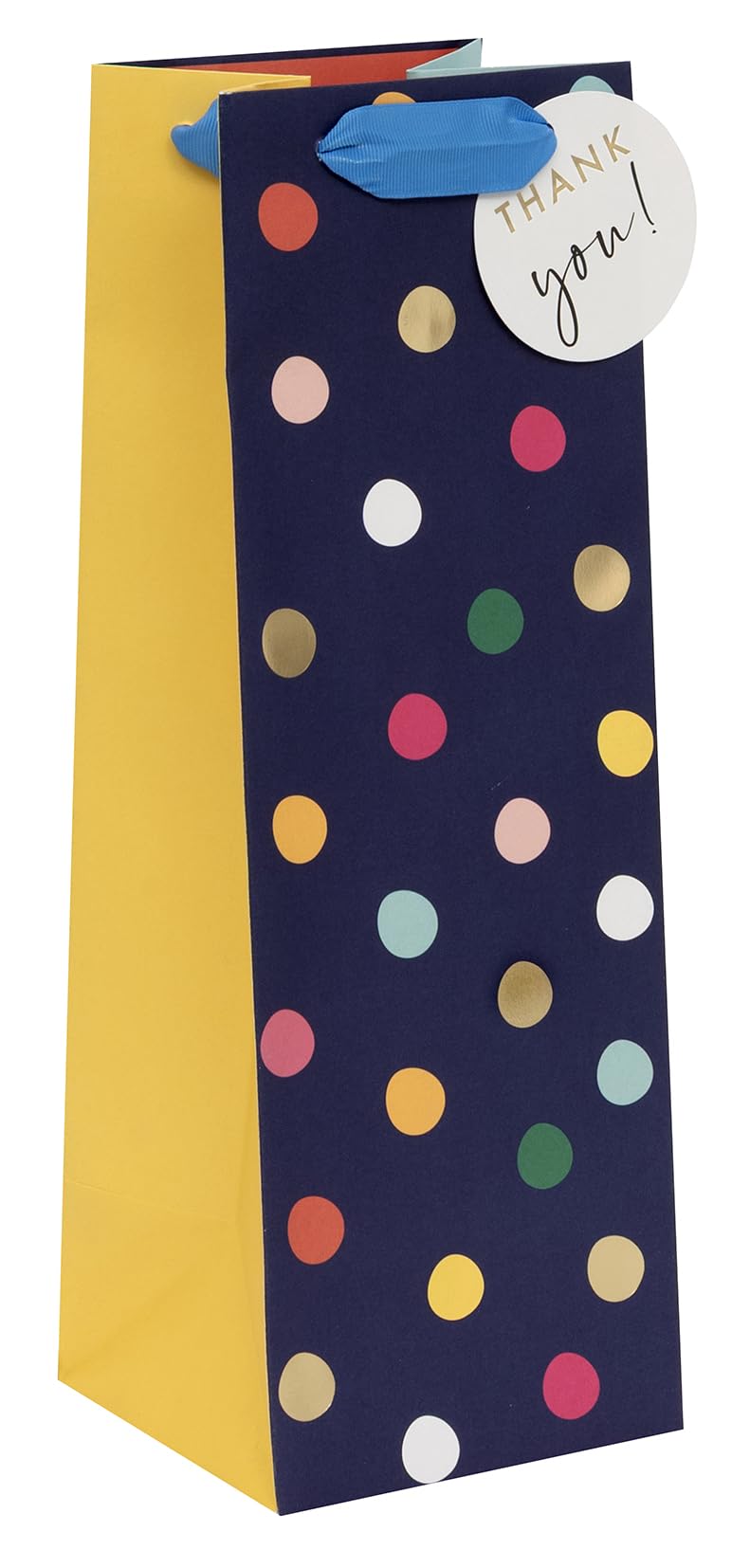 Glick XL Bottle Gift Bag - Thank You Design - 125 x 360 x 120mm