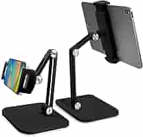 【色: ホワイト】AZUSA 3関節式 スマホ＆タブレットスタンド 無段階角度調 Amazon.co.jp: AZUSA 3関節式 スマホ＆タブレットスタンド 無
