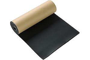 1/4 Rubber Sheet - Sponge Neoprene with Adhesive Foam
