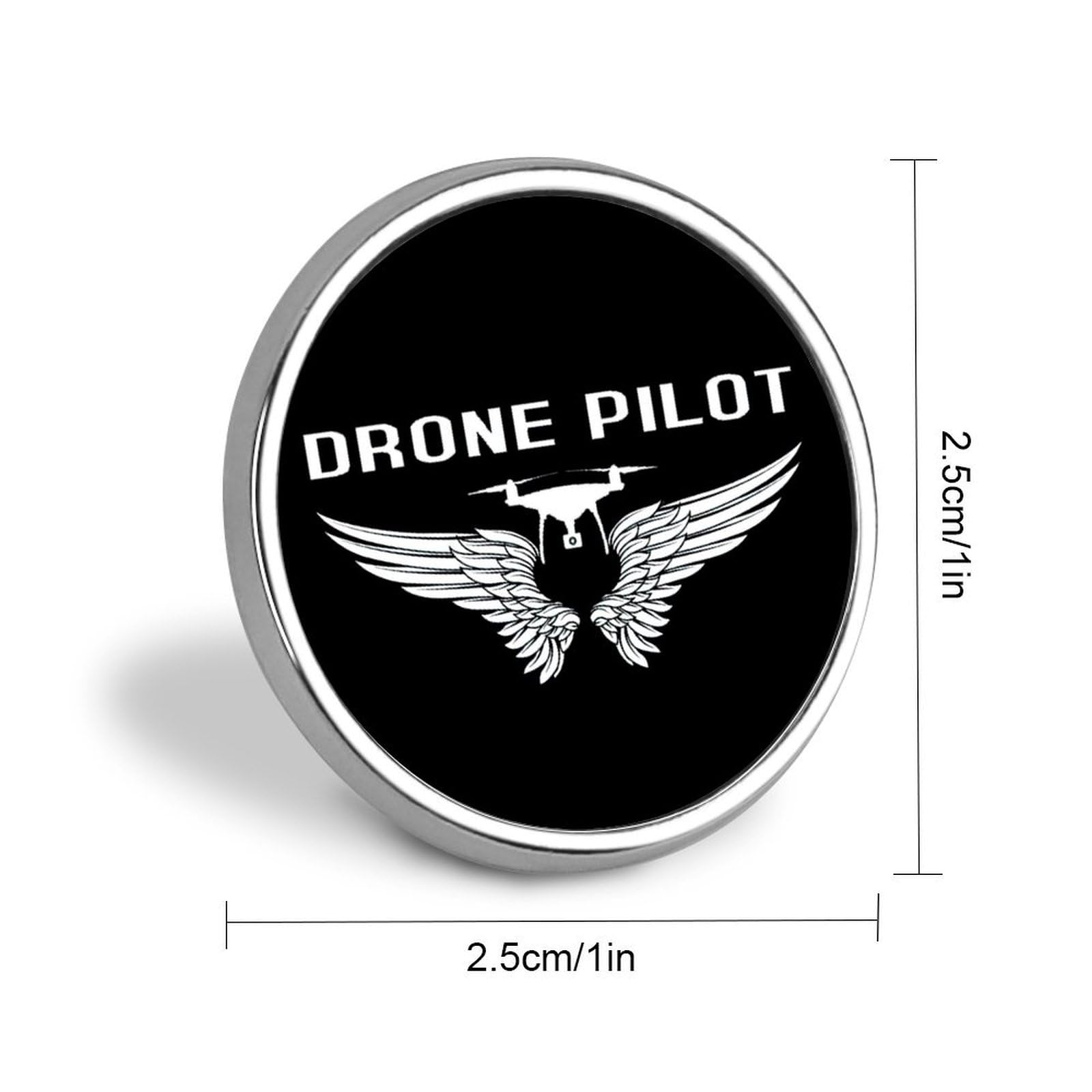 Amazon.co.jp: ドローンパイロット ピンバッジ 徽章 ネクタイピン 金属
