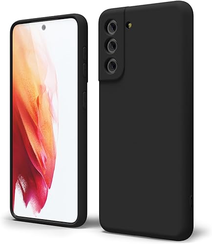 oakxco Funda para teléfono Samsung Galaxy S21 Plus con agarre de silicona líquida, bonita funda de gel TPU suave y delgada para mujeres y niñas,