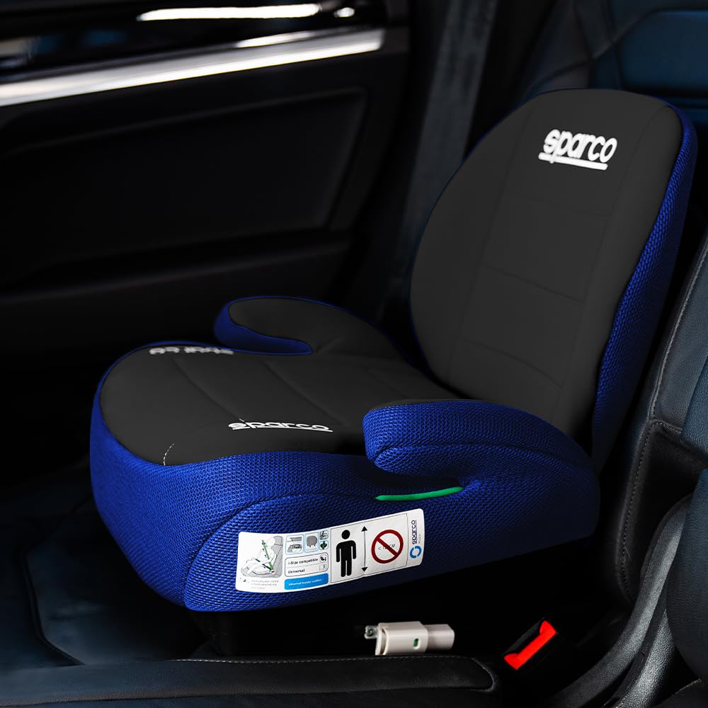 Sparco F100KI Nero Blu Rialzo con Schienale
