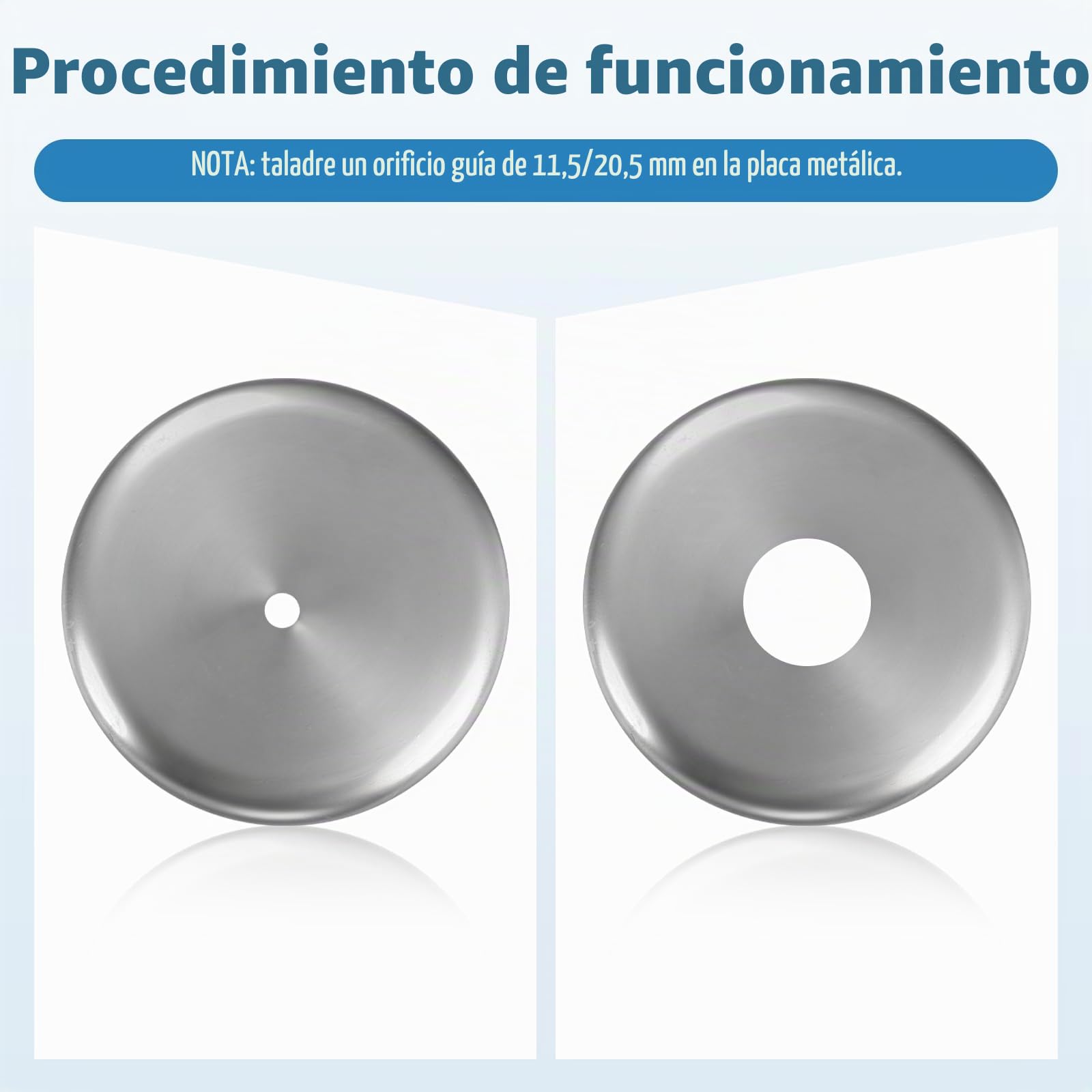 MXBAOHENG 9 T Perforadora hidráulica de metal con 6 troqueles de 16/20/26/32/39/51 mm perforadora hidráulica para acero inoxidable ≤ 1,6 mm; chapa de hierro ≤ 3,2 mm