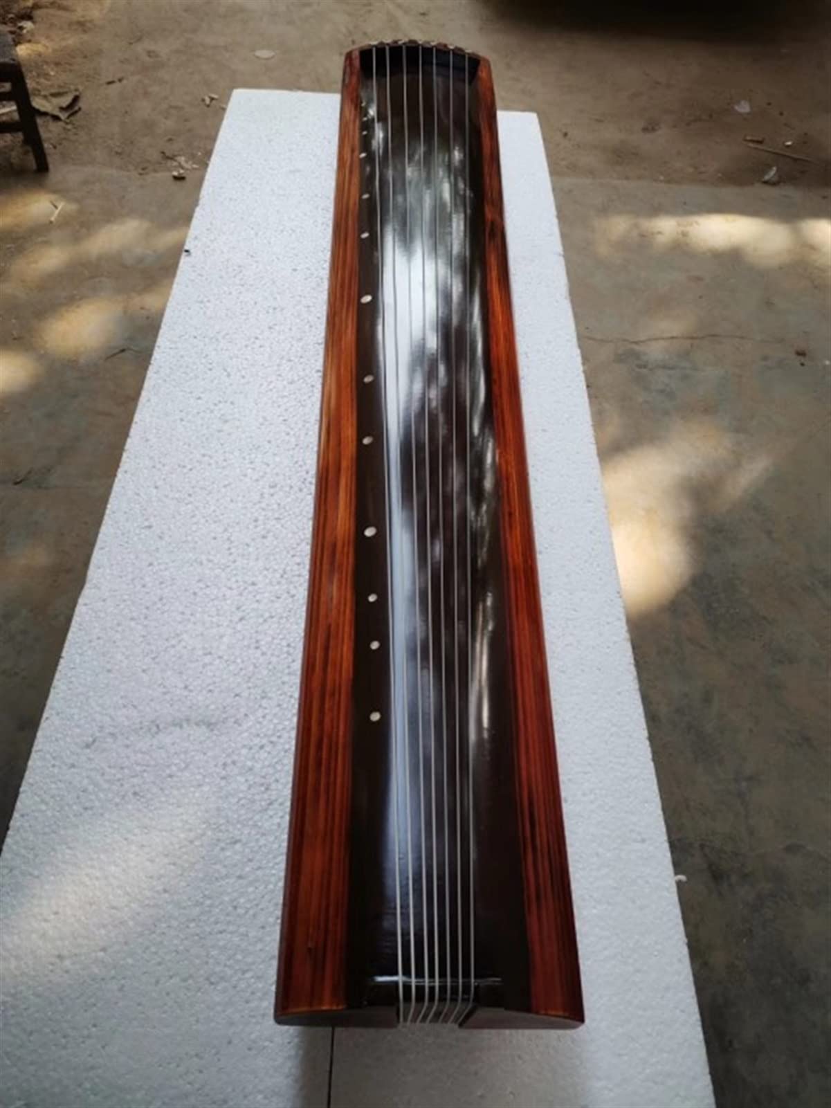 TSTS Chinesische Zither Chinesische Guqin Kumu Longyin Old Tanne Holz Handmade Professionelle Hochebene Guqin 7 Saiten Zither