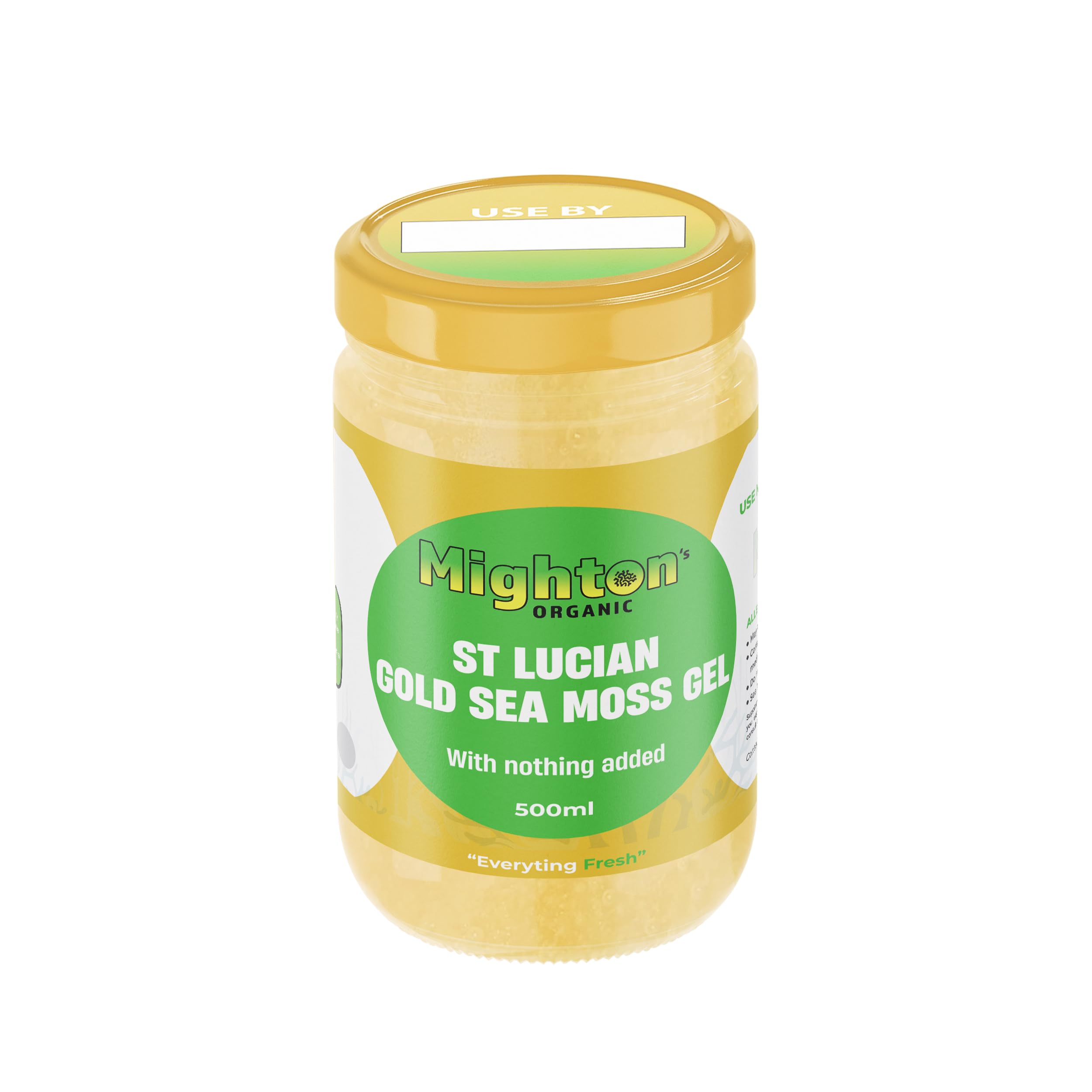 Plain Sea Moss Gel 500ml – Handmade, Wildcrafted, Cold Shipped for Freshness