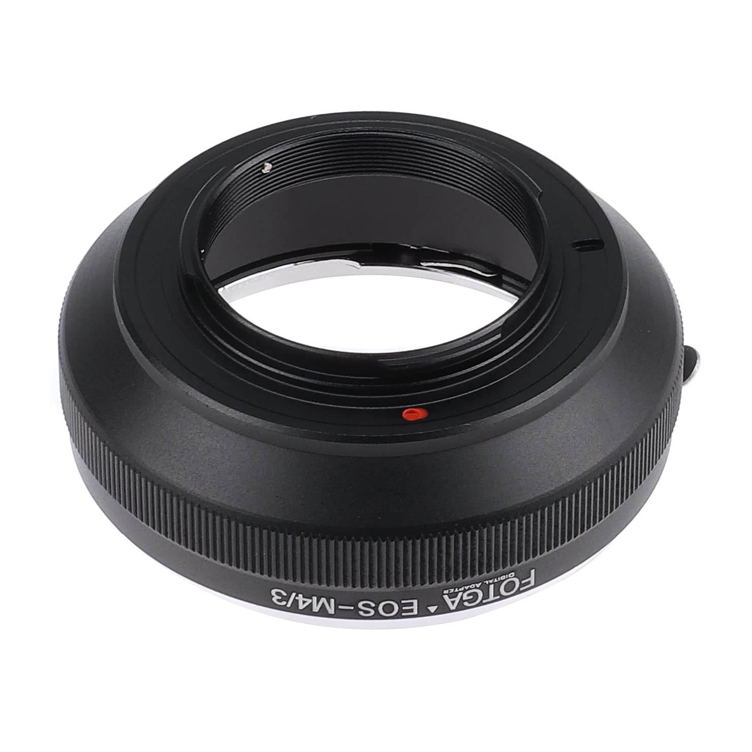 Hersmay Adattatore Per Obiettivi EOS EF/EF-S A Micro Quattro Terzi (M4/3/MFT) – Anello Compatibile Con Olympus PEN E-PL6 E-PL7 E-PL8 E-PL9 E-M OM-D E-M5 E-M10 Mark II/III E Panasonic Lumix GH4 GH5 GH5s – Alluminio, Messa A Fuoco Infinita